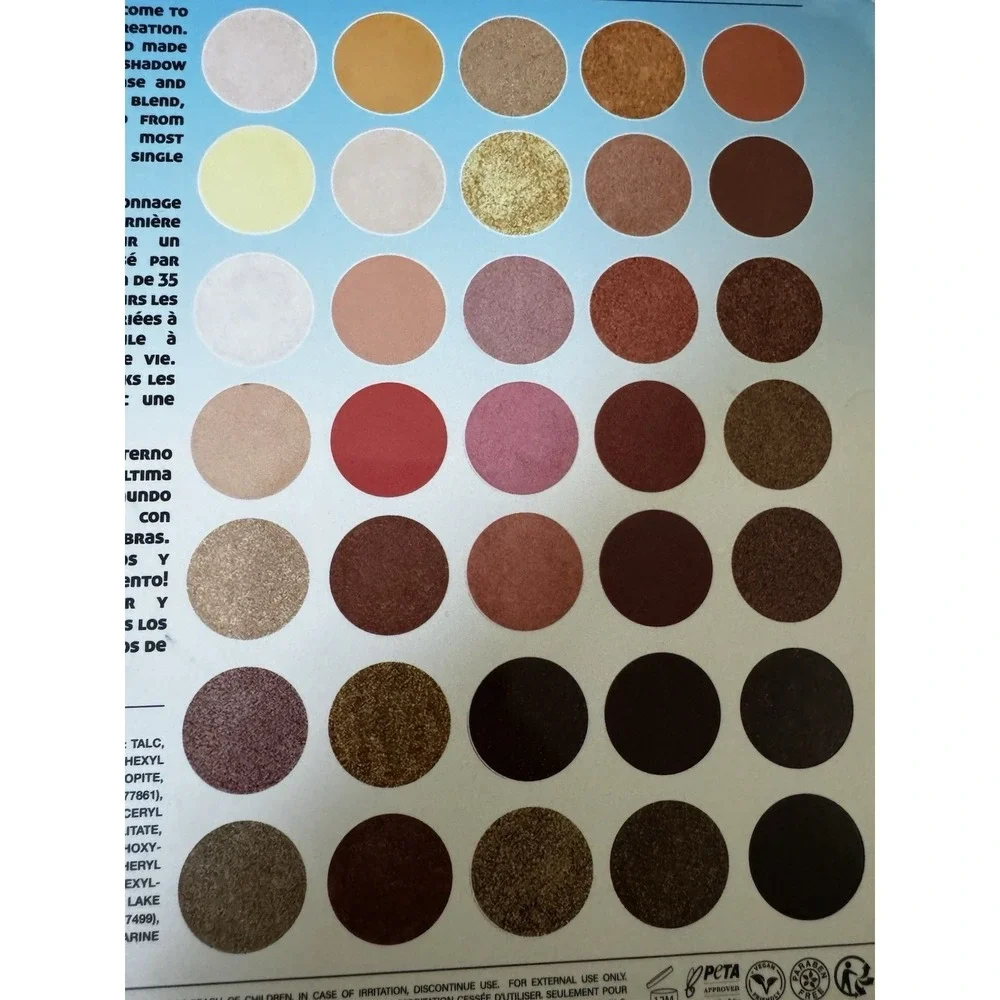 Manga Anime 35 Eyeshadow Palette‎ Book 2 by Rude Cosmetics - 1.34 oz Eye Shadow
